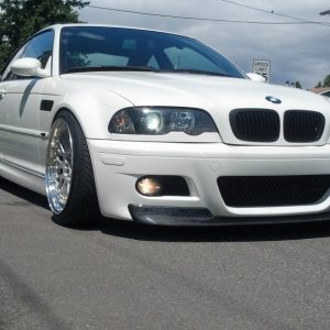 BMW E46 M3 "CSL Style" Carbon Fiber Front Lip Spoiler
