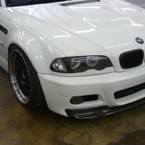 BMW E46 M3 "CSL Style" Carbon Fiber Front Lip Spoiler