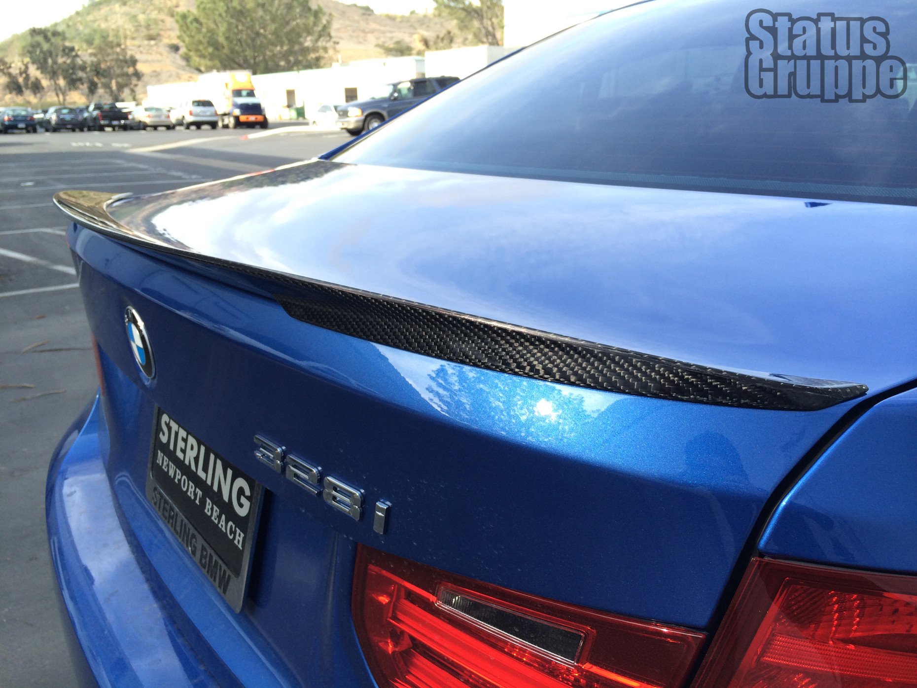 BMW F30 | F80 M3 "Low Kick" Carbon fiber Rear Trunk Lid Spoiler