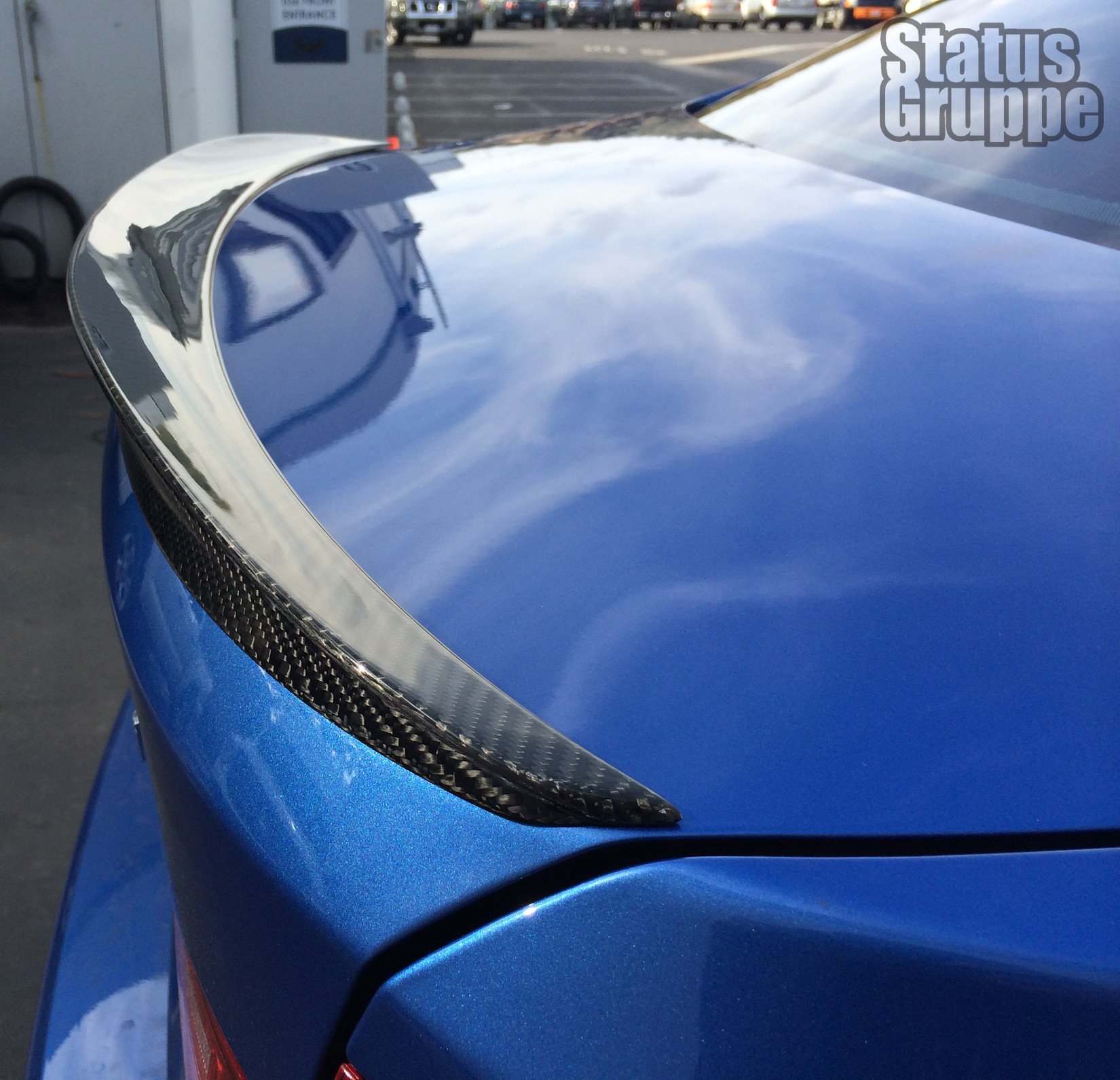 BMW F30 | F80 M3 "Low Kick" Carbon fiber Rear Trunk Lid Spoiler