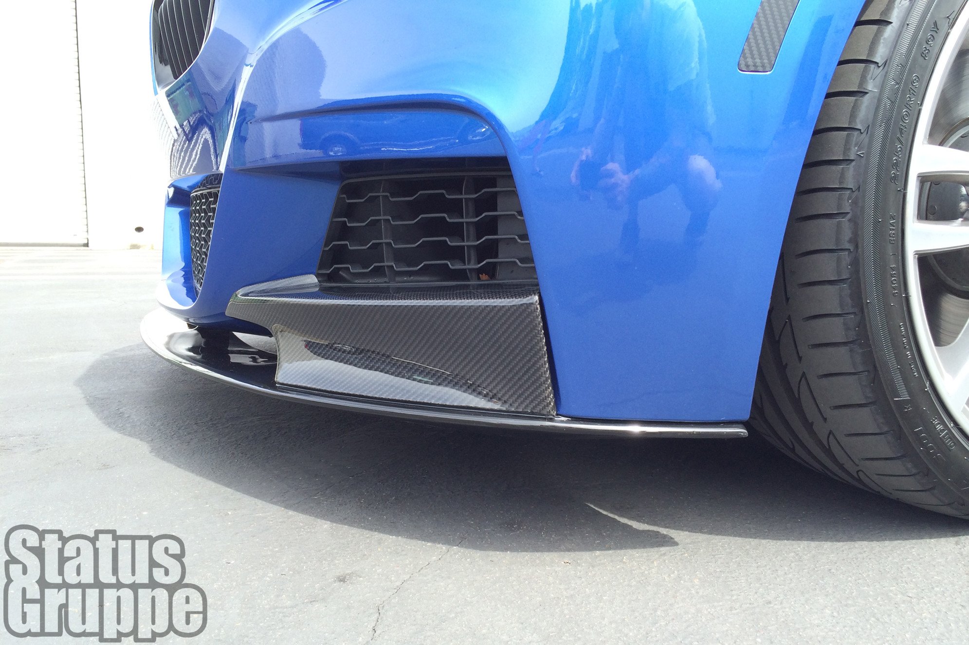 BMW F30 M-Sport Carbon fiber "M-Performance" Style Front Lip
