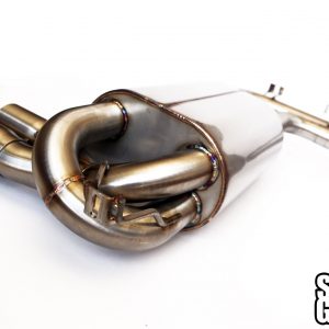 BMW E46 M3 SCZA Rear Muffler Section 3