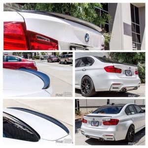 BMW F30 | F80 M3 "Low Kick" Carbon fiber Rear Trunk Lid Spoiler