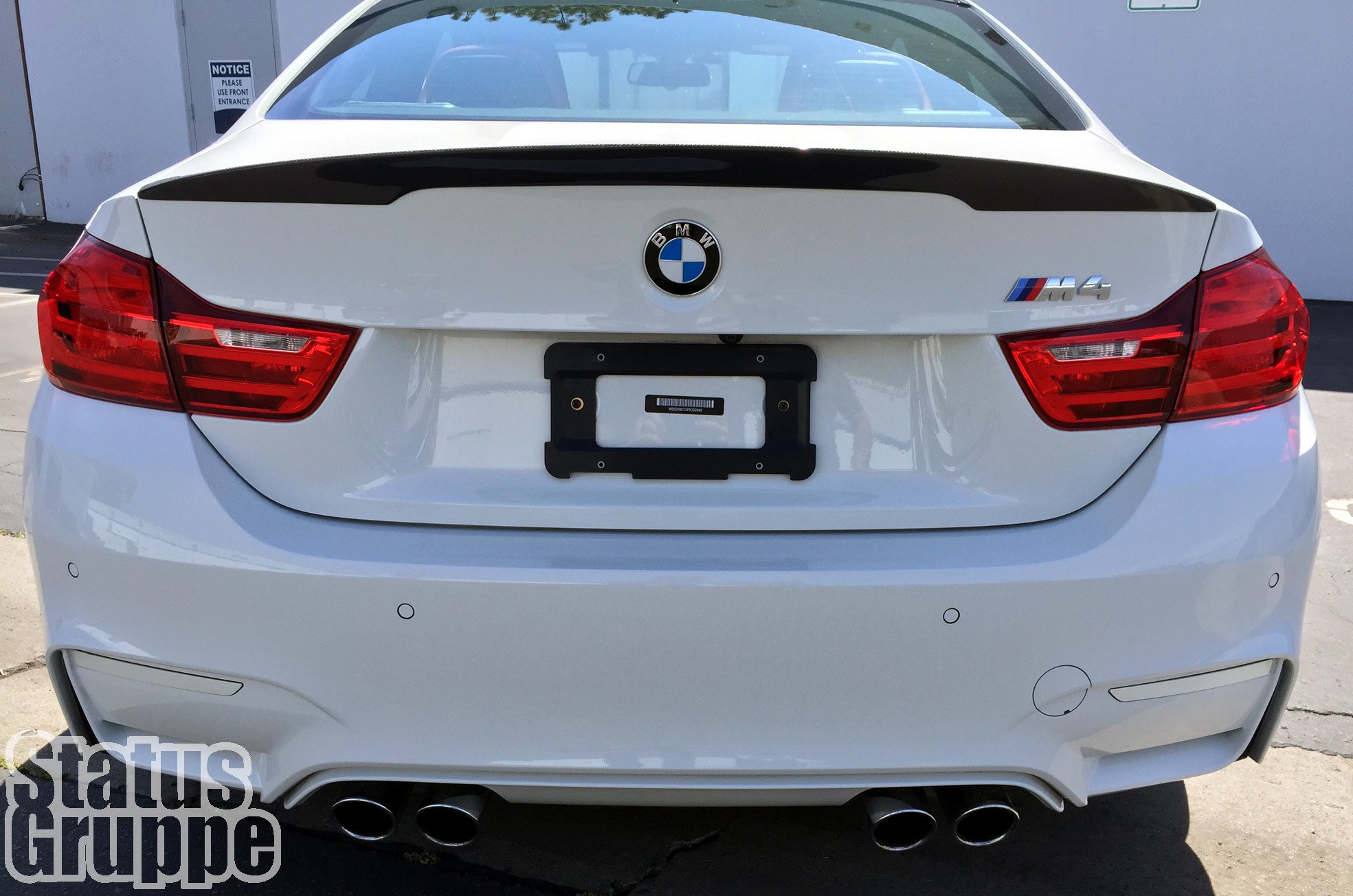 BMW F82 M4 15-18 Carbon fiber Rear Trunk Lid Spoiler