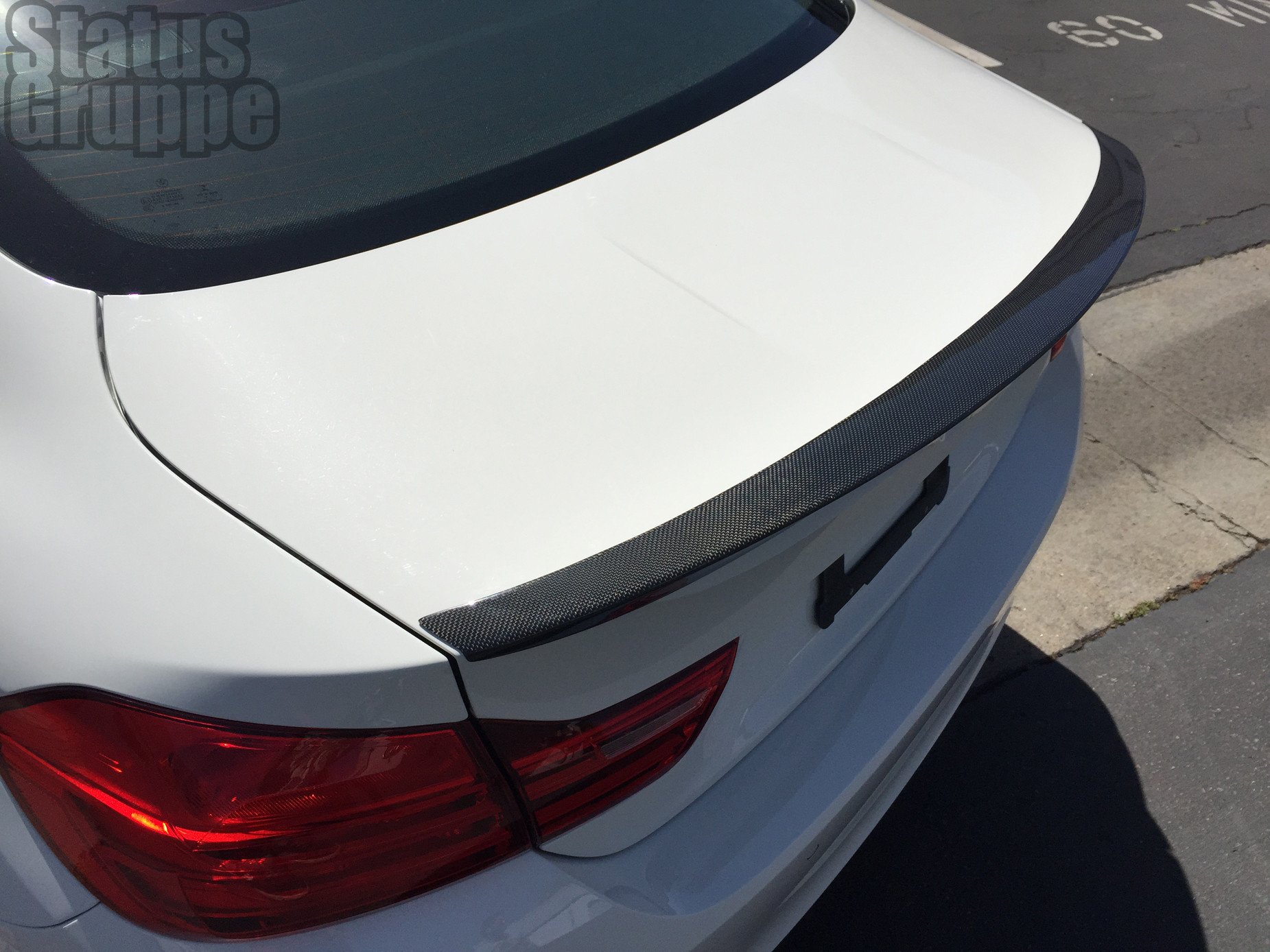 BMW F82 M4 15-18 Carbon fiber Rear Trunk Lid Spoiler