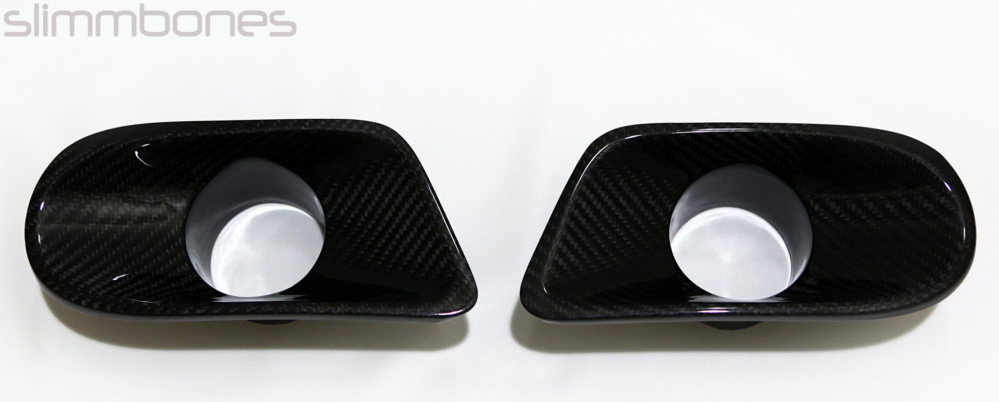 BMW E39 M5 97-03 Front Bumper FogLight Cover / Delete  by Slimmbones