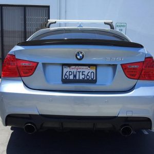 BMW E90 | E90 M3 06-11 "High Kick" Carbon fiber Rear Trunk Lid Spoiler