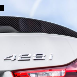 BMW F33 | F83 M4 Convertible 12-18 "High Kick" Carbon fiber Rear Trunk Lid Spoiler