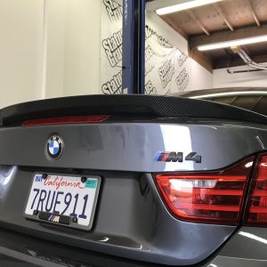 BMW F33 | F83 M4 Convertible 12-18 "High Kick" Carbon fiber Rear Trunk Lid Spoiler