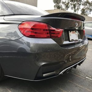 BMW F33 | F83 M4 Convertible 12-18 "High Kick" Carbon fiber Rear Trunk Lid Spoiler