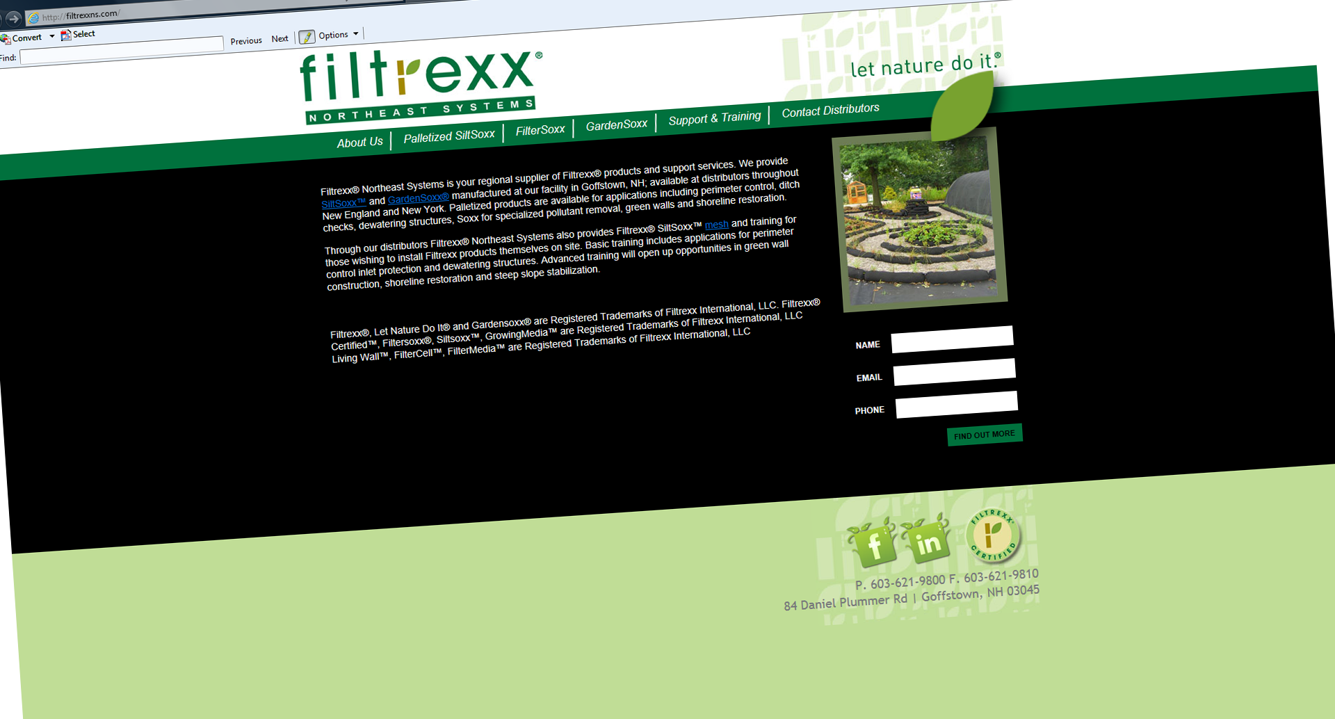filtrexxnortheastsystemswebsite
